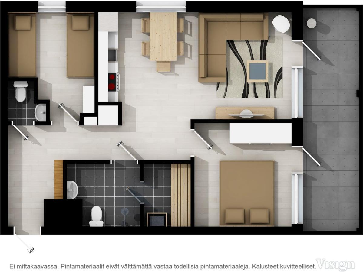 Levillas Tunturinlaita Apartments Zewnętrze zdjęcie